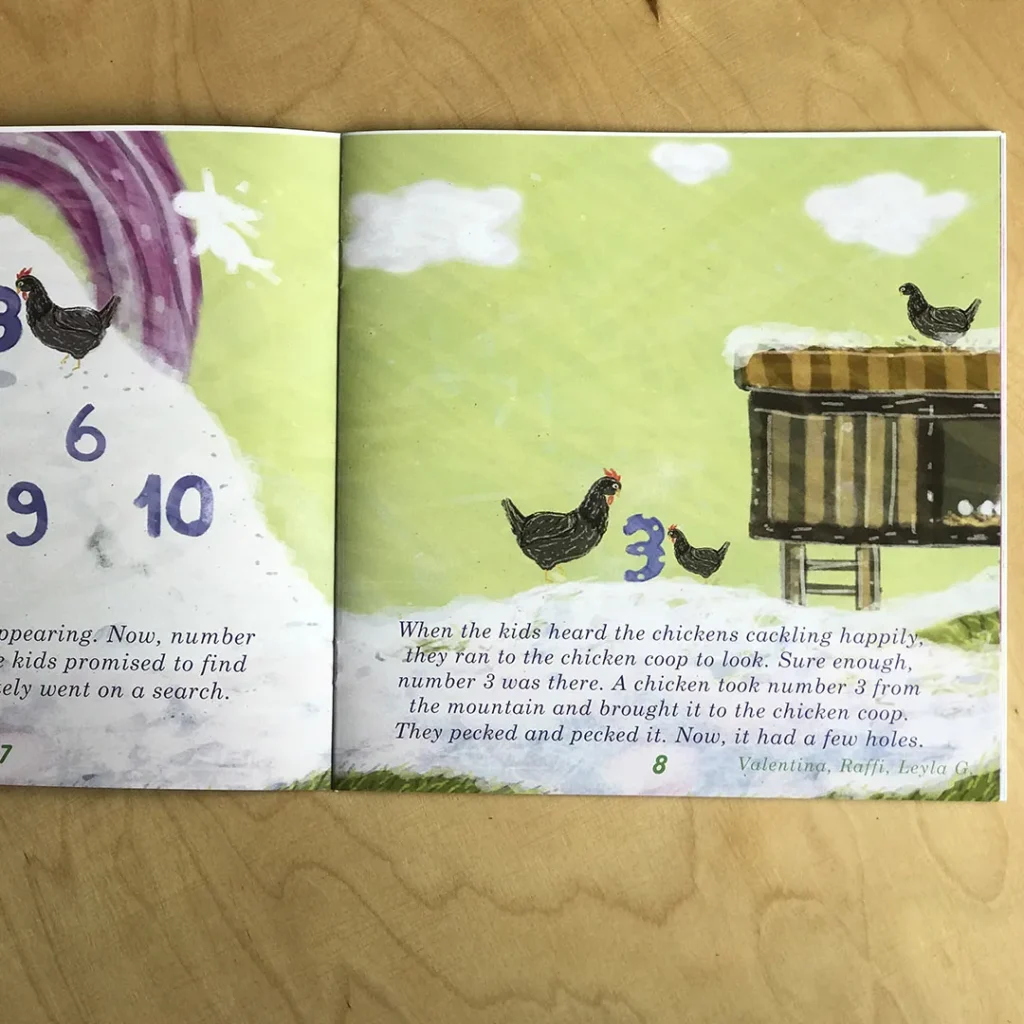 Eine Seite des Buches