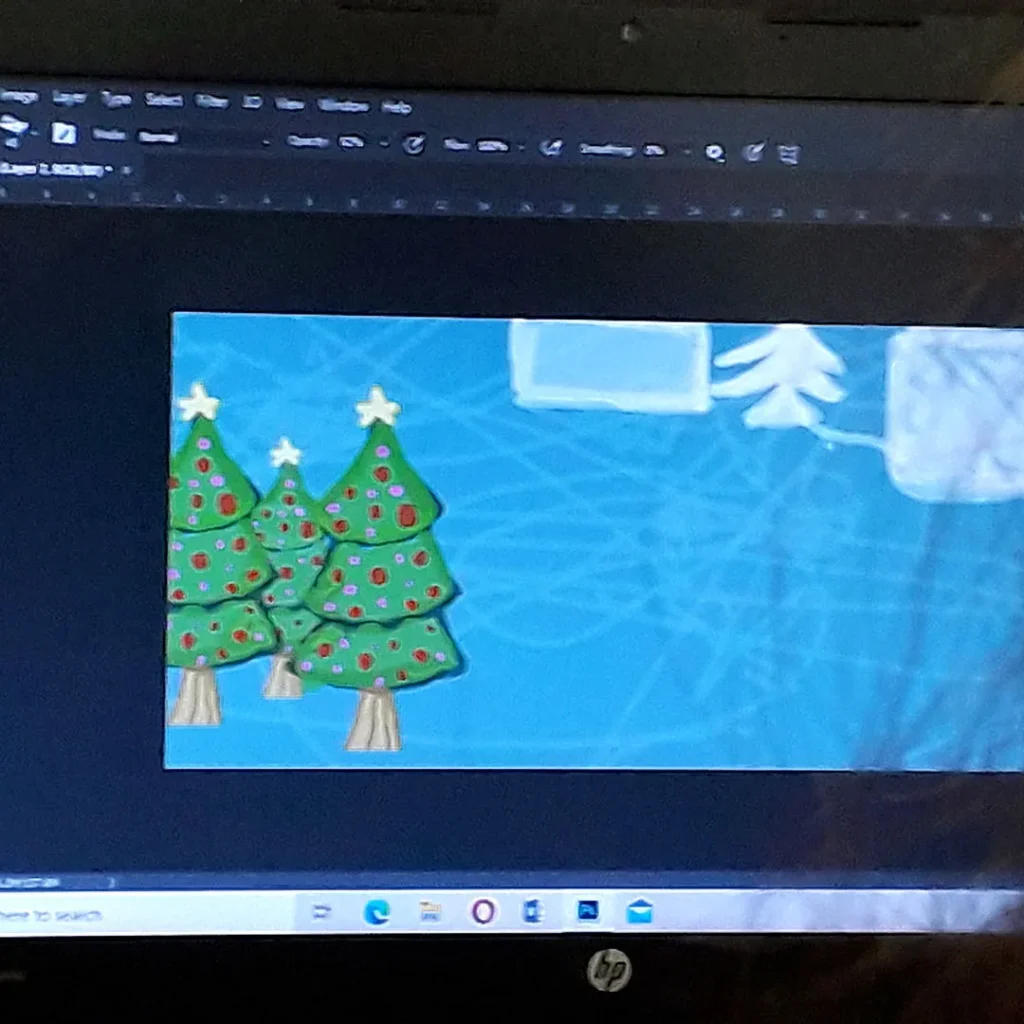 Ein screenshot aus dem Buch Winter Wonderland